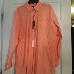 Coral dress shirt